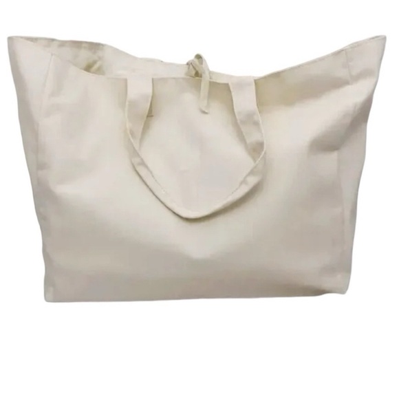 Dolce & Gabbana Devotion Cream Canvas Large Tote Bag Purse D&G Gold Heart Plaque - Picture 7 of 14